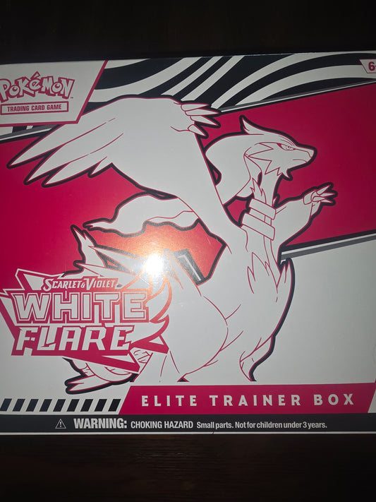 Pokémon Scarlet & Violet: White Flare Elite Trainer Box – Sealed