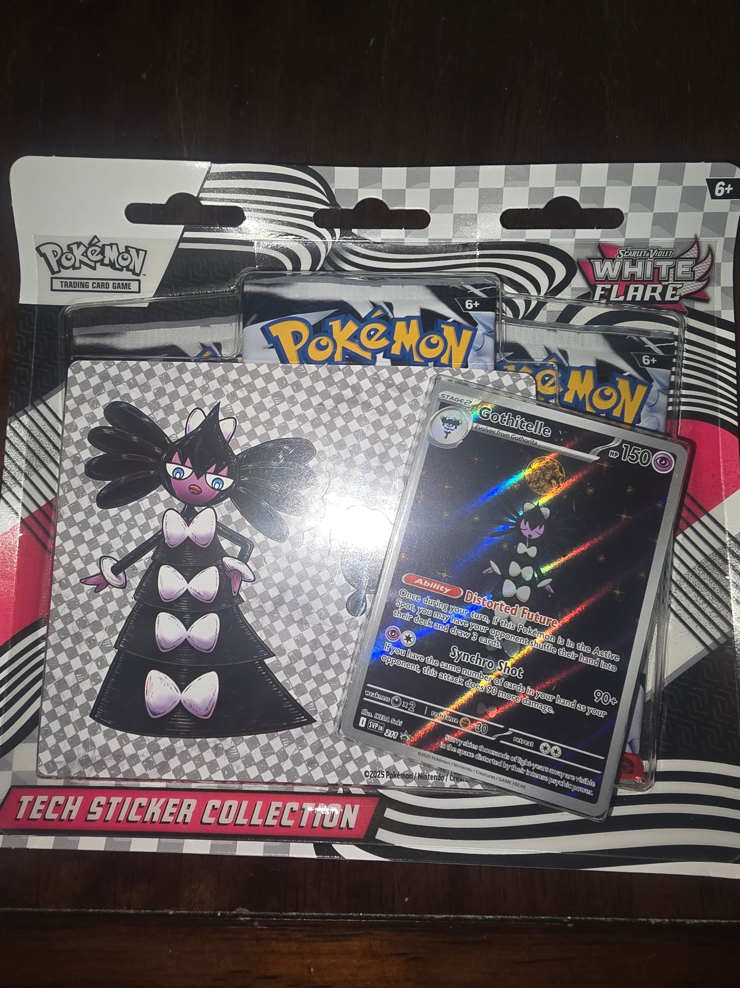 Pokémon TCG: Scarlet & Violet – White Flare Tech Sticker Collection (Gothitelle Promo) – Sealed