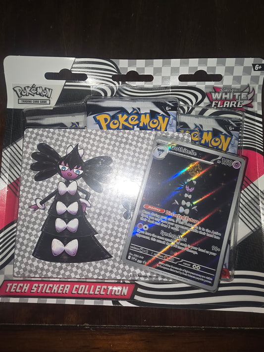 Pokémon TCG: Scarlet & Violet – White Flare Tech Sticker Collection (Gothitelle Promo) – Sealed