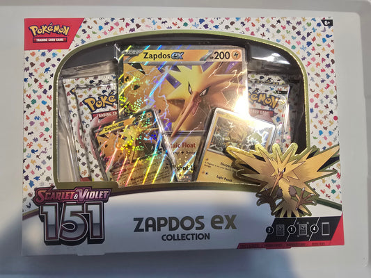 Pokémon 151 Zapdos ex Collection Box – Sealed